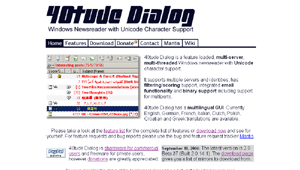 La home page di 40tude Dialog