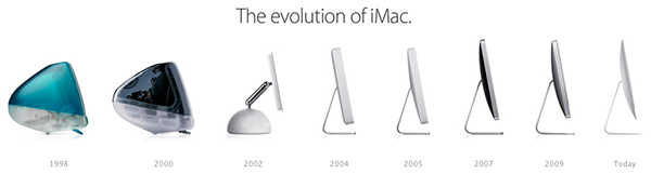 L'evoluzione degli iMac