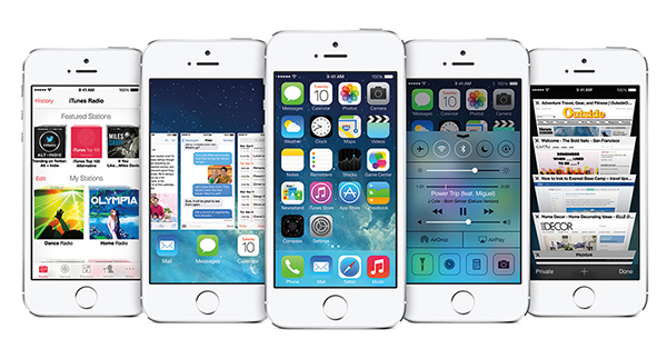 iPhone 5S e iOS 7