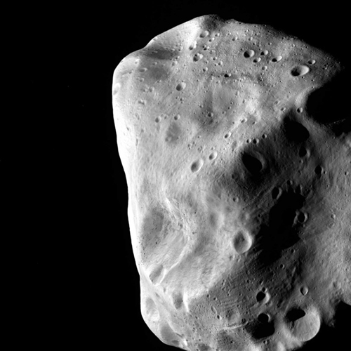 Le riprese ravvicinate dell'asteroide Lutetia visto dalla sonda ESA Rosetta