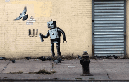 Banksy in gif animate