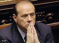 Il premier Silvio Berlusconi