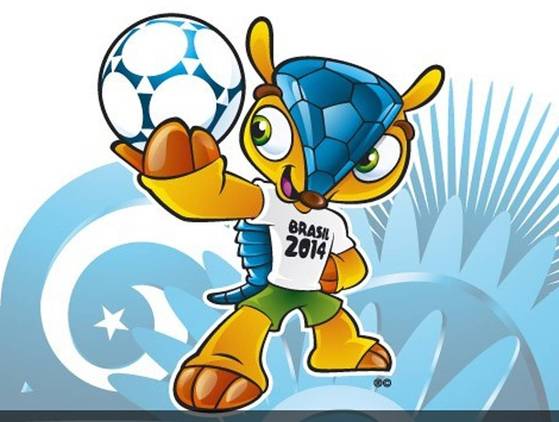 La mascotte del campionato mondiale di calcio Brasile 2014