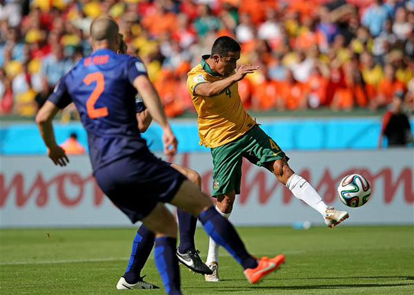 Australia-Olanda alla Coppa del Mondo 2014