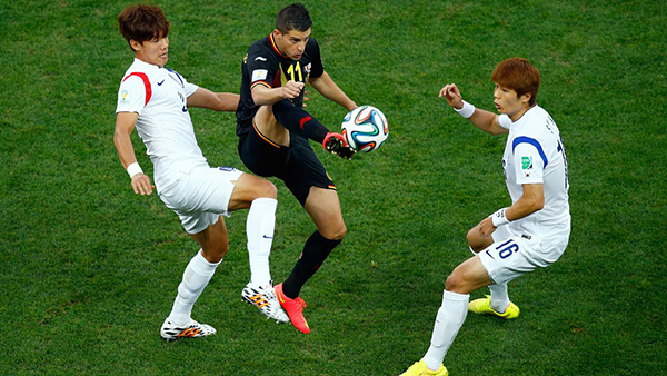 Corea del Sud-Belgio alla Coppa del Mondo 2014