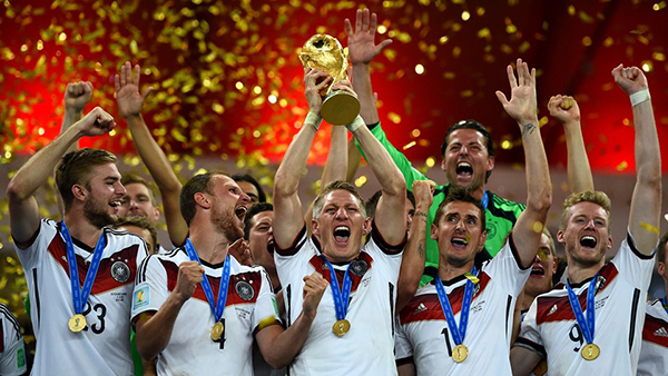 La Germania campione del mondo 2014