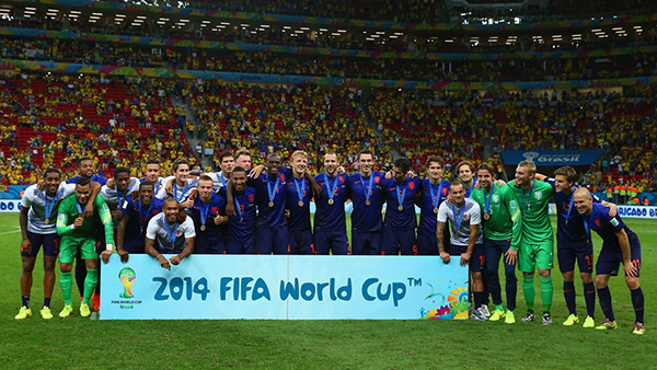 L'Olanda alla Coppa del Mondo 2014