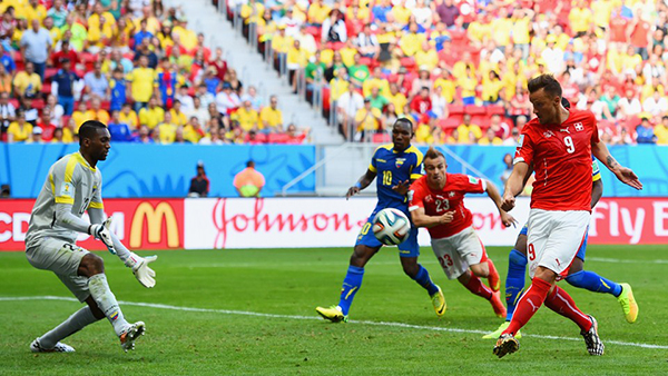 Svizzera-Ecuador alla Coppa del Mondo 2014