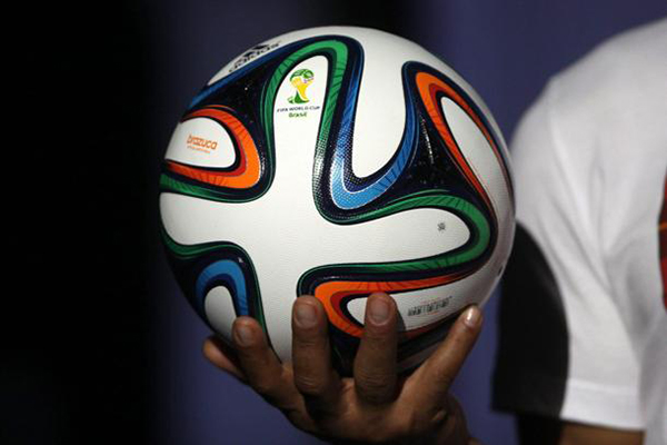 Il pallone dei mondiali di calcio di Brasile 2014