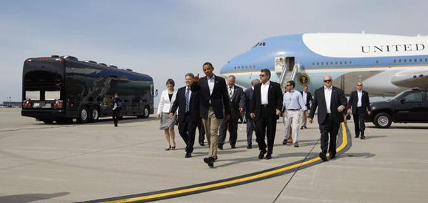 Il Bus One e l'Air Force One