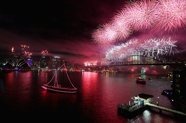 L'arrivo del 2013 a Sydney