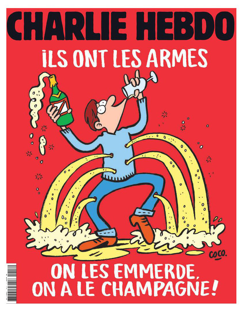 La nuova copertina di Charlie Hebdo sugli attentati di Parigi