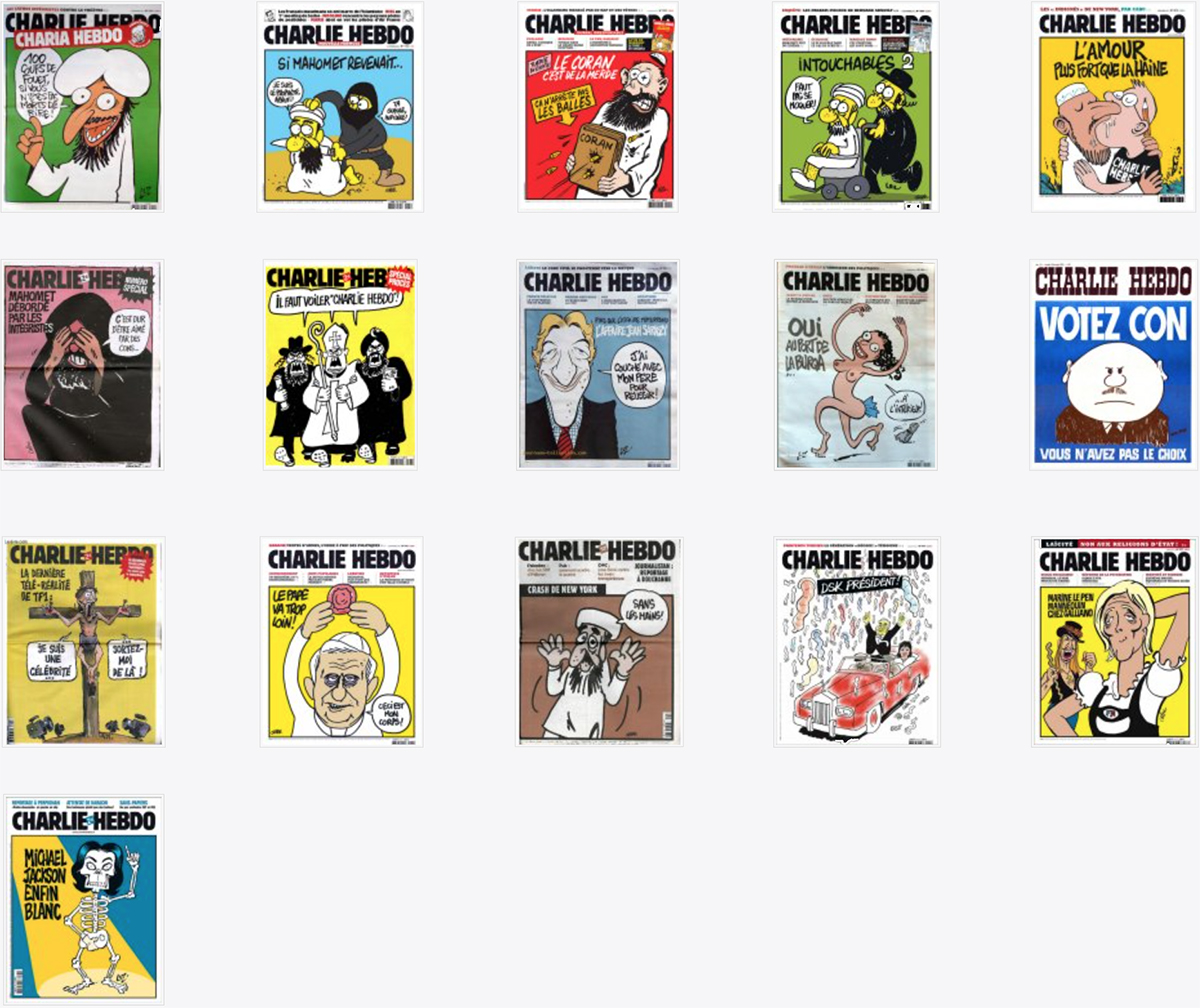 Le 16 vignette più pungenti di Charlie Hebdo