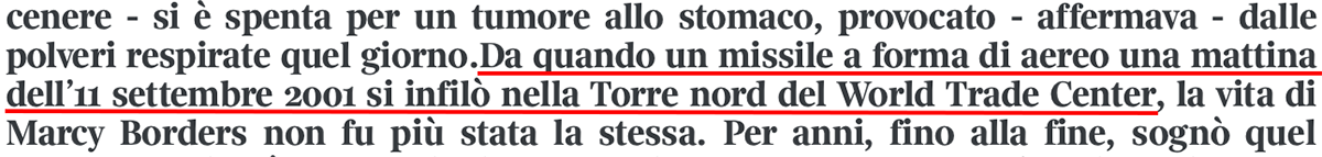 Screenshot del Corriere della Sera