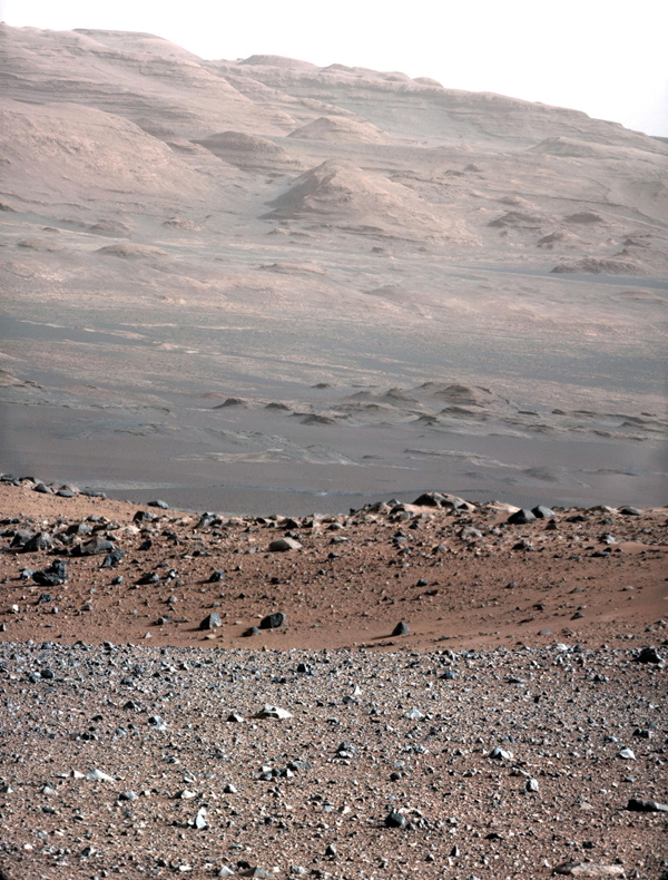 Il monte Sharp su Marte
