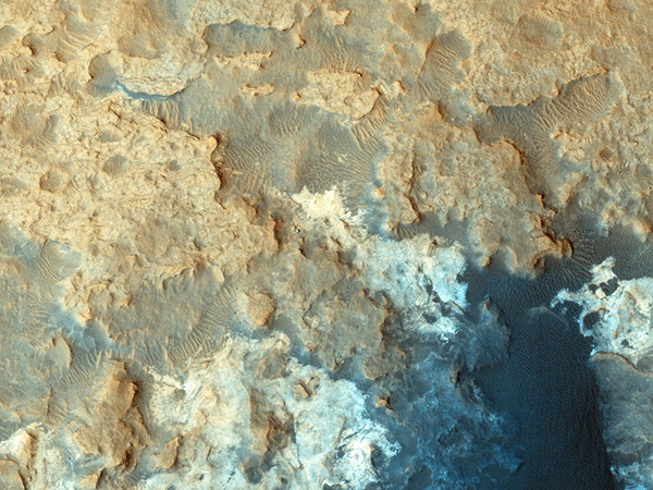 Curiosity su Marte ripreso dallo spazio