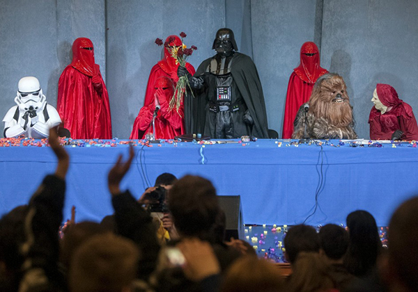 Darth Vader candidato alle presidenziali in Ucraina