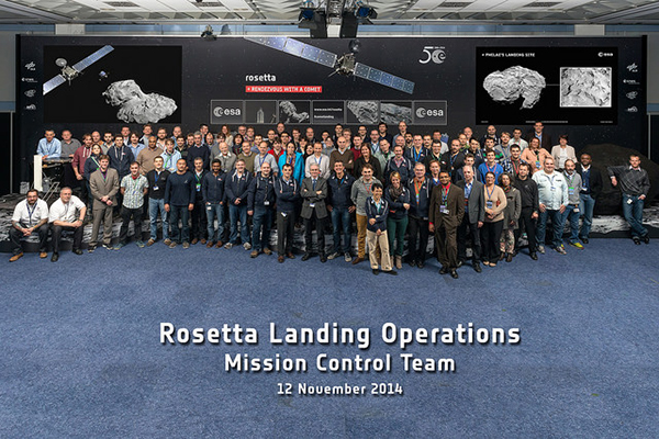 Il team ESA di Rosetta