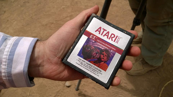 Le cartucce di ET per Atari 2600 trovate sepolte nel deserto