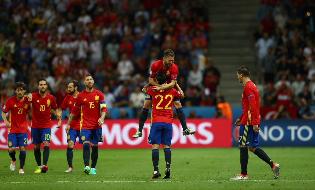 La Spagna a Euro 2016