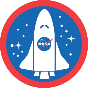 Il badge di Foursquare progettato per la NASA