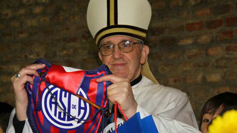 Jorge Bergoglio tifoso del San Lorenzo
