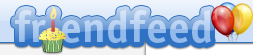 FriendFeed logo per il primo anniversario