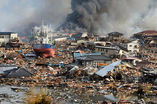 Paesaggio apocalittico a Kesennuma