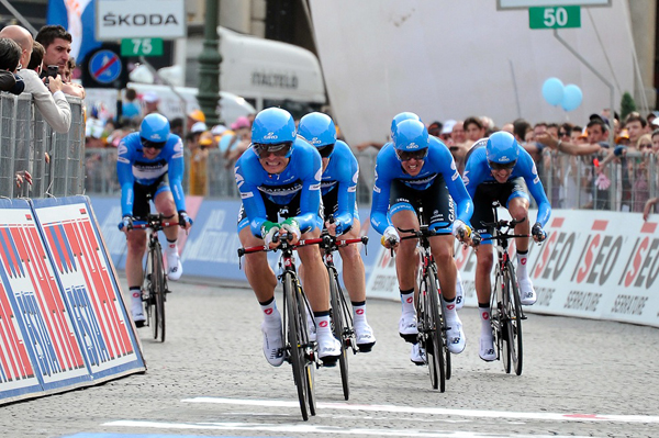La cronometro a squadre al Giro 2012
