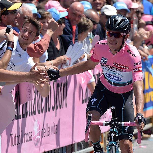 Uran in maglia rosa al Giro 2014