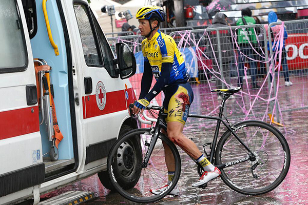 Escoriazioni al Giro 2014