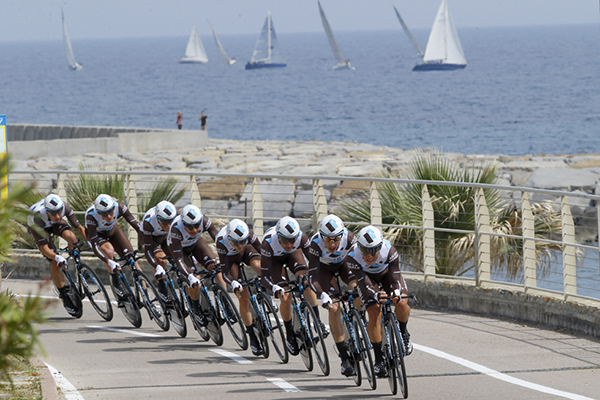 La crono a squadre di San Lorenzo al Mare al Giro 2015