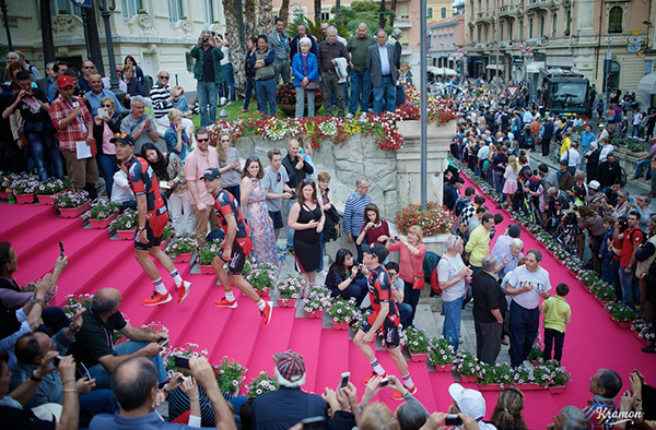 Il pink carpet al Giro 2015