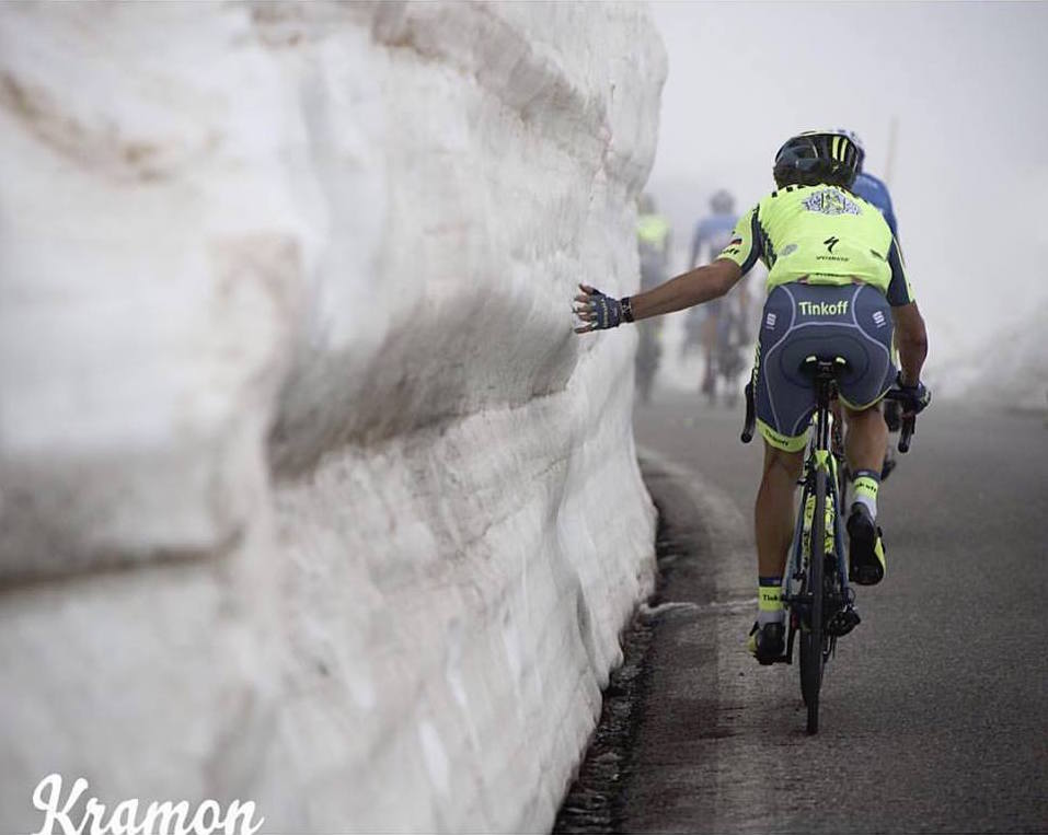 Neve sulle Alpi al Giro d'Italia 2016