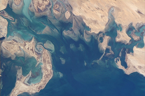 Il Golfo Persico visto dallo spazio