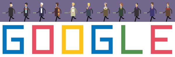 Il doodle di Google per il 50esimo anniversario di Doctor Who