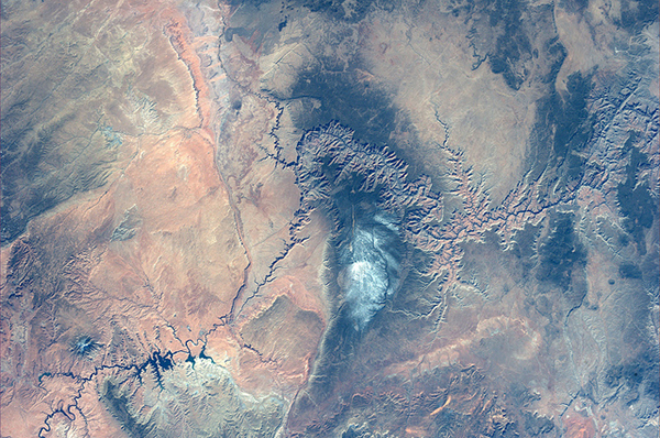 Il Grand Canyon visto dallo spazio