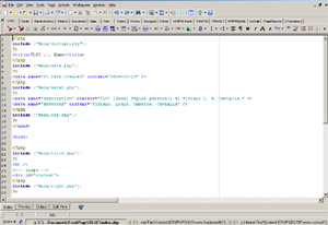Screenshot di (x)HTML-kit