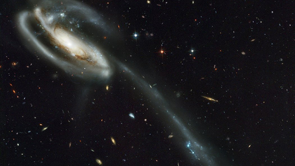 Una delle prime foto riprese dal telescopio Hubble