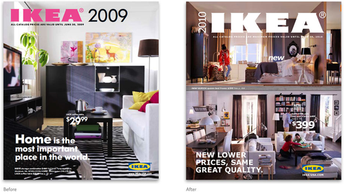 I cataloghi 2009 e 2010 di IKEA
