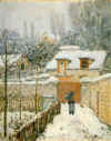 'Neve a Louveciennes' di Sisley