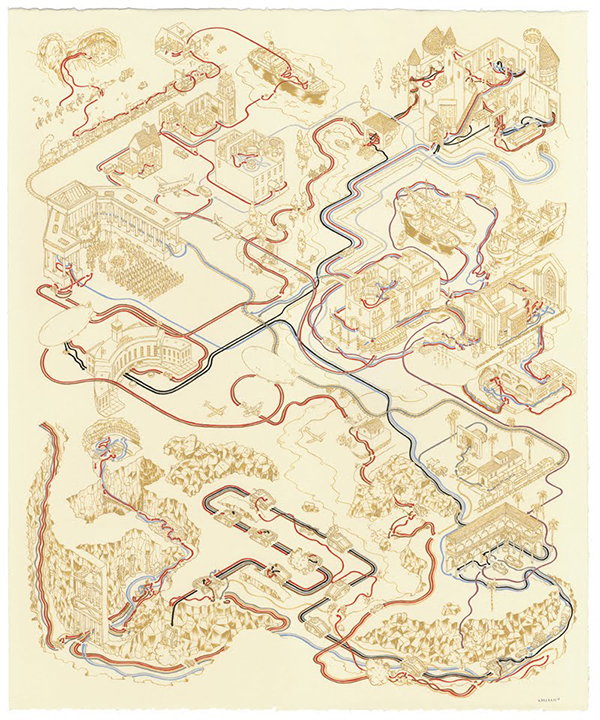 La mappa di Indiana Jones