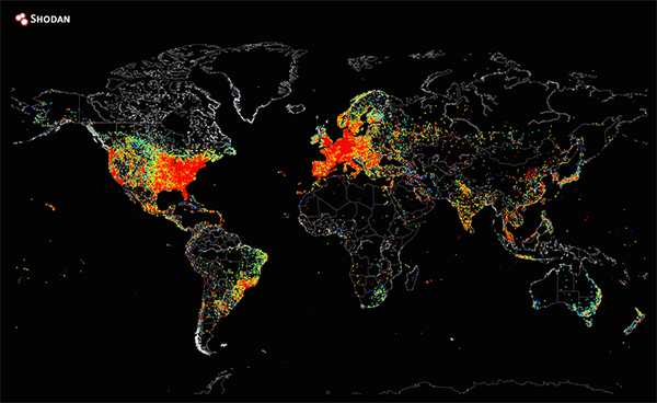 La mappa di internet