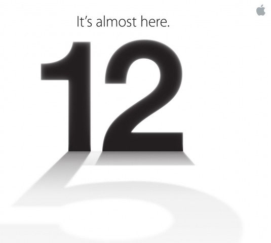 Il poster dell'evento Apple per la presentazione di iPhone 5
