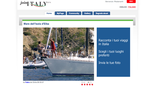 Screenshot di Join Italy