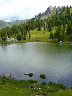 Il lago Lauscel (Val San Nicolò)