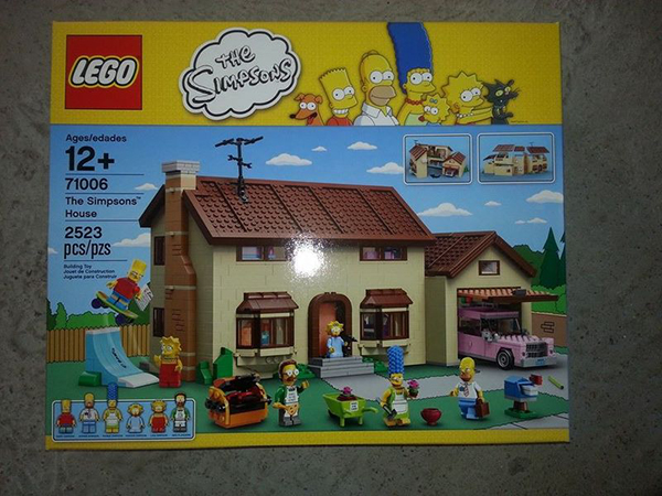 Il set Lego dei Simpson