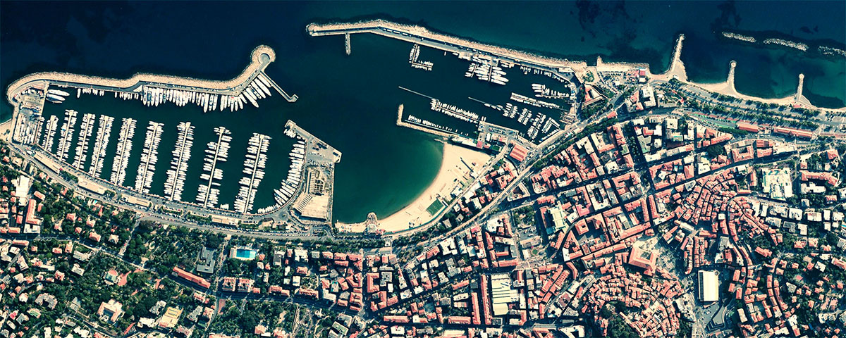 Sanremo visto dallo spazio