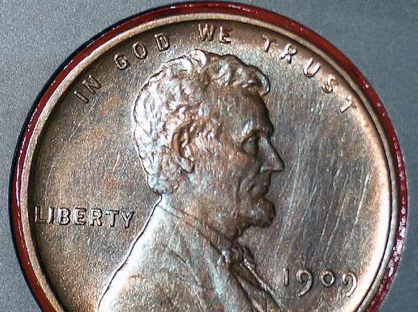 Il penny di Lincoln sul rover Curiosity