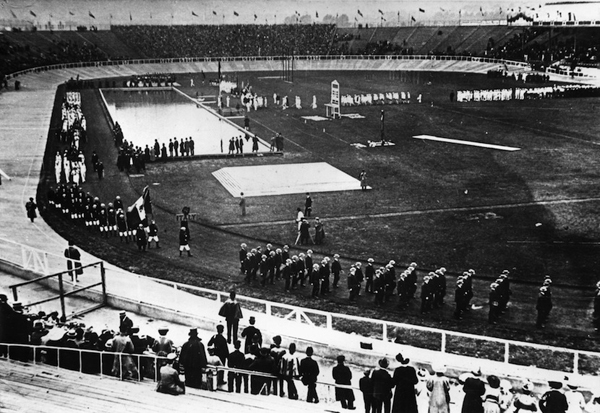 Cerimonia di apertura dei Giochi Olimpici di Londra 1908